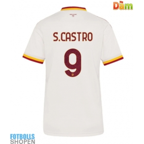 Billiga AS Roma Santiago Castro #9 Bortatröja Dam 2026-27 Kortärmad